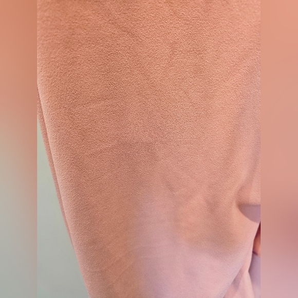 Lulus After Hours Strapless Maxi Dress Blush Pink Ruffled Side Slit Gown Size XS - Picture 3 of 12